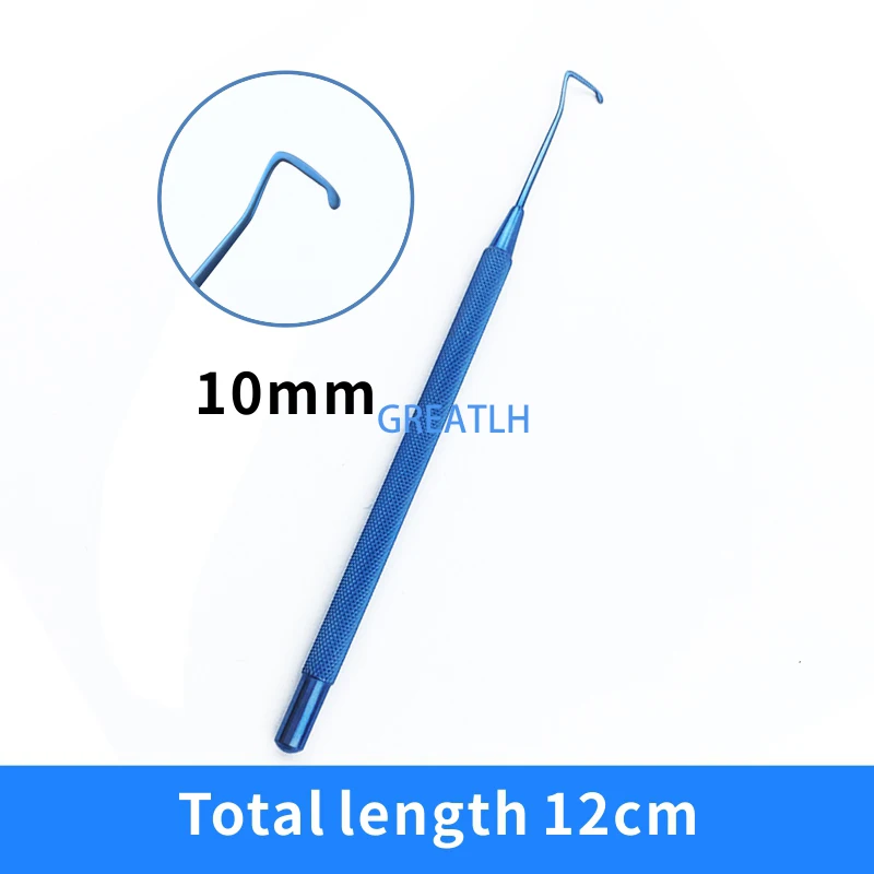 Titanium ophthalmic hooks Various types Akahoshi Nucleus Manipulator ophthalmic instruments