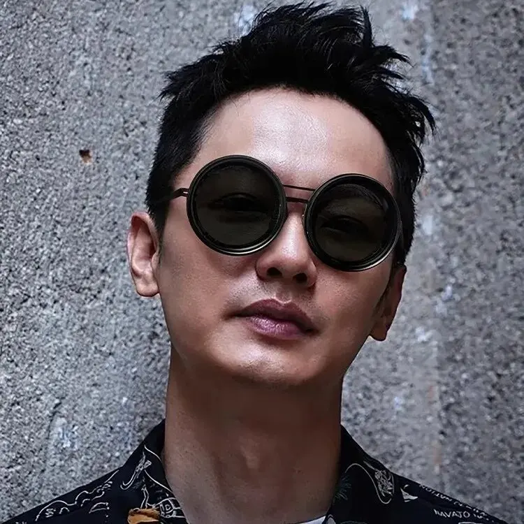 Hand Made ND9 Retro Punk Polarized Men Round Adjustable Sunglasses Women UV Anti UV Fishing Sunglasses ND Filter