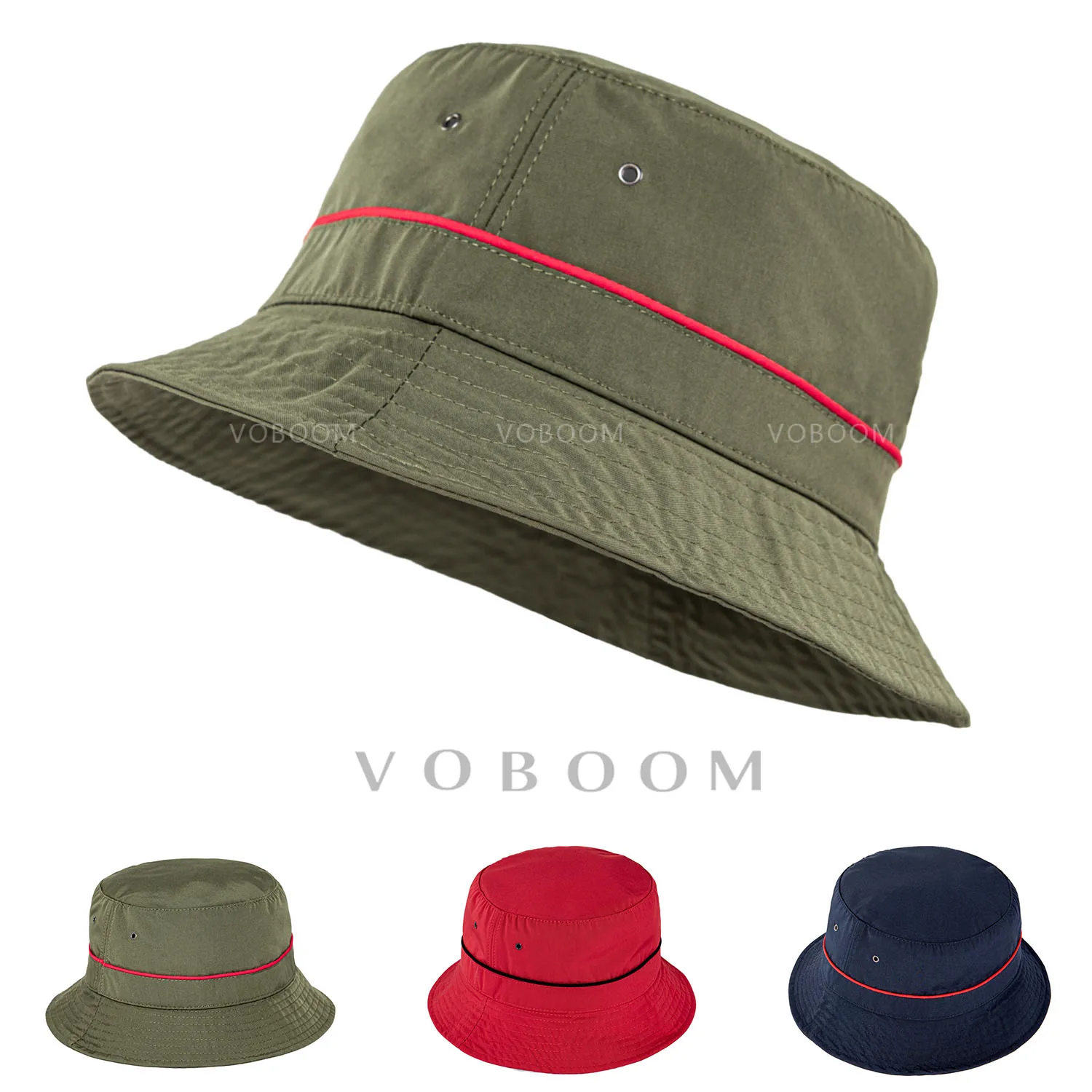 VOBOOM Quick Dry Bucket Hats for Men Outdoor Fisherman Sun Caps Casual Travel Panama