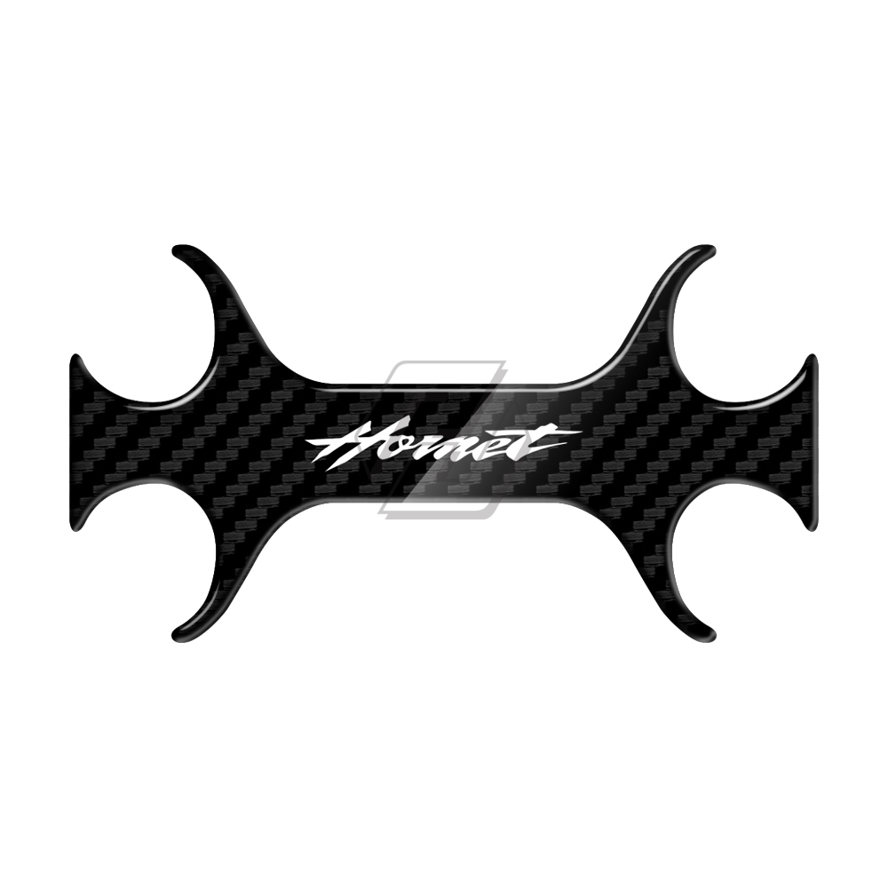 3D Carbon-look Upper Triple Yoke Defender Case for Honda Hornet 600 Uo To 2004