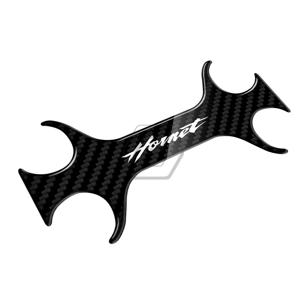 3D Carbon-look Upper Triple Yoke Defender Case for Honda Hornet 600 Uo To 2004