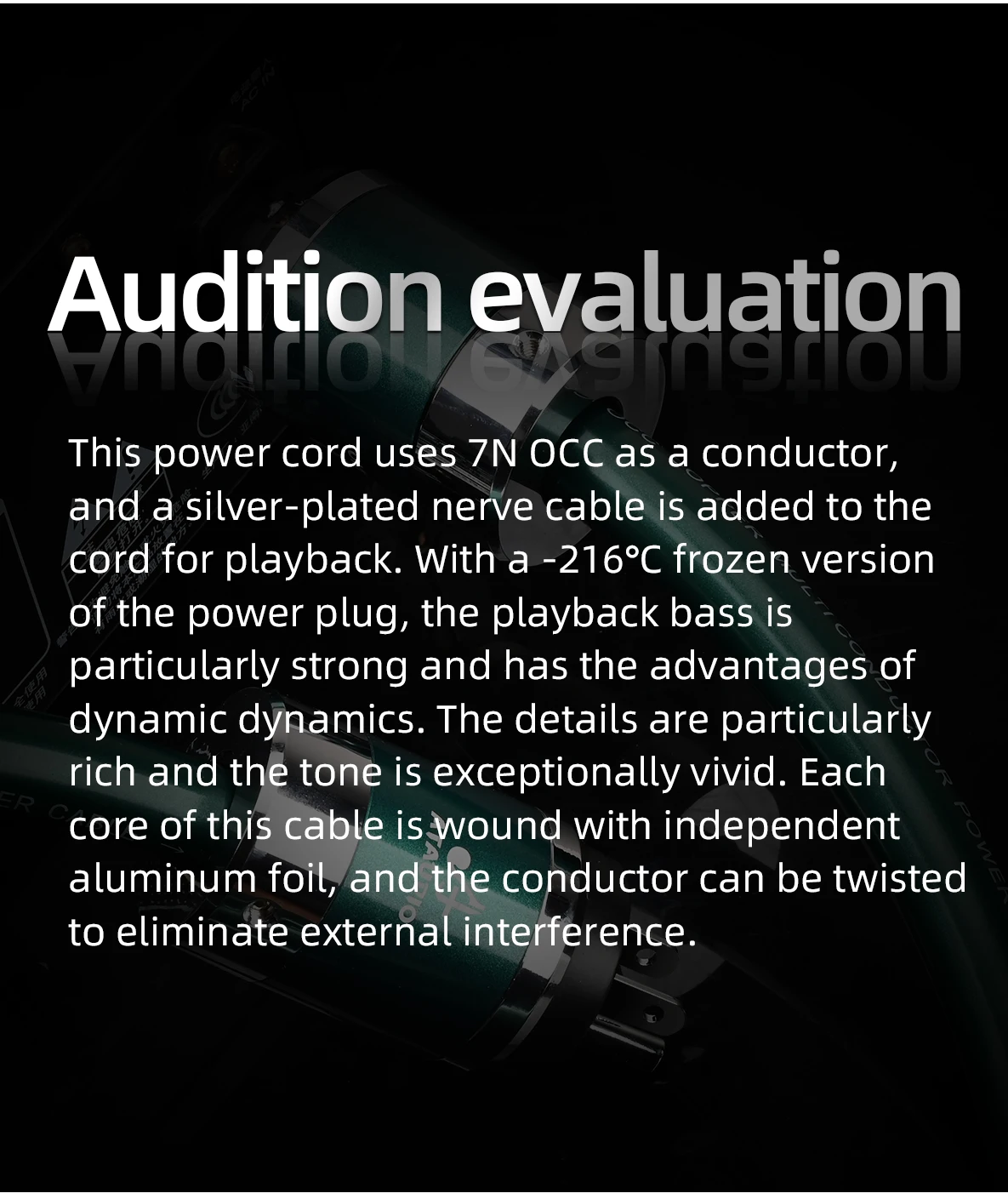 Hifi Power Cable High Quality OCC Copper EU US AU Power Cord For CD Decoder and Tube Amplifier