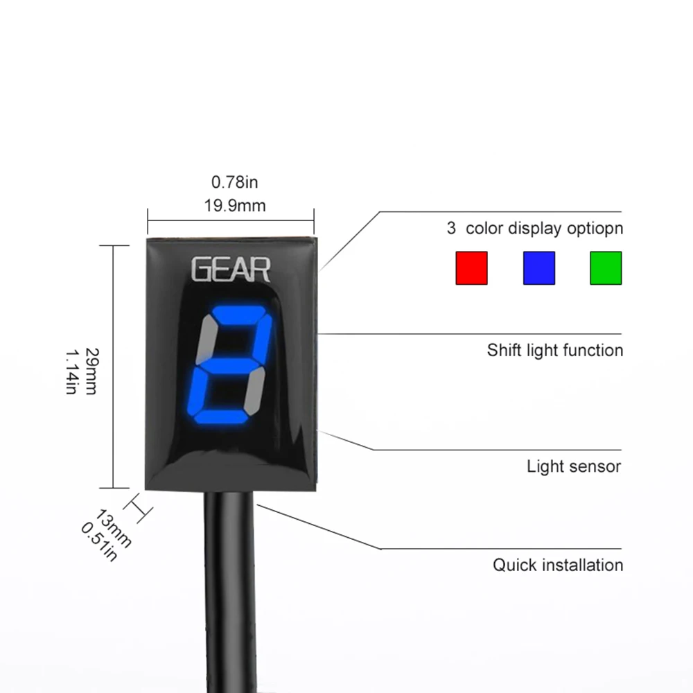 Motorcycle Gear Display Indicator Meter For Suzuki GSF1250S GSF1250SA GSF 1250 S SA GSF 1250S 1250SA Vstrom DL1000V DL 1000 V