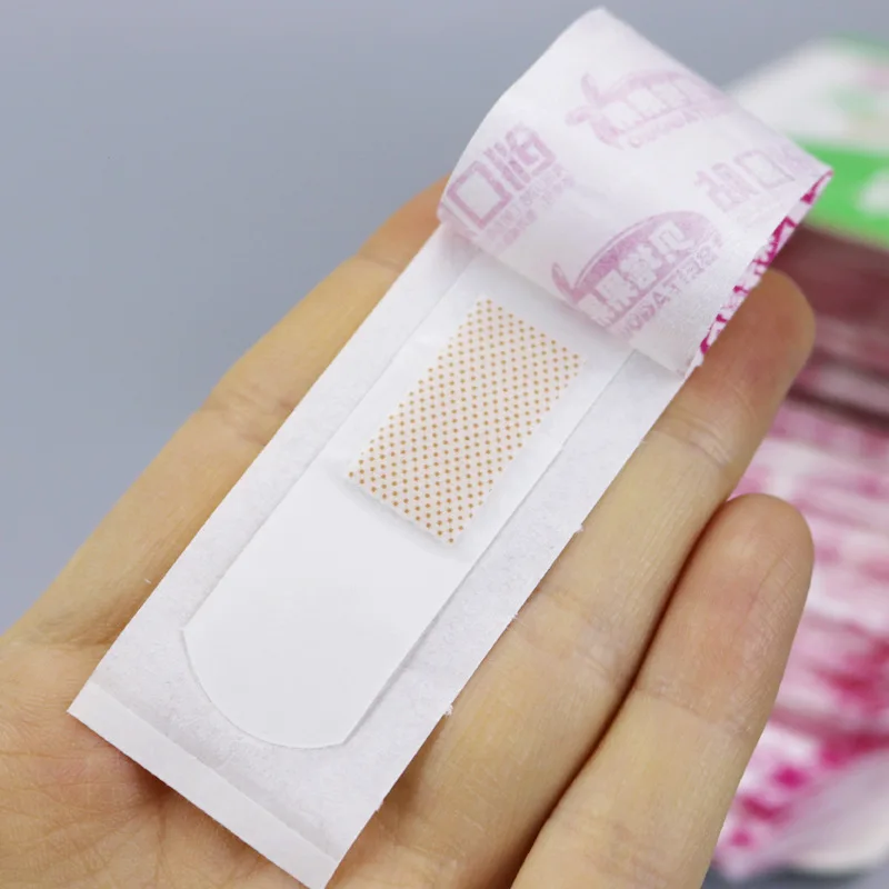 100Pcs/Pack First Aid Kit Transparent Wound Adhesive Plaster Waterproof Band Aid Bandages Skin Sticker Sports Home Travel