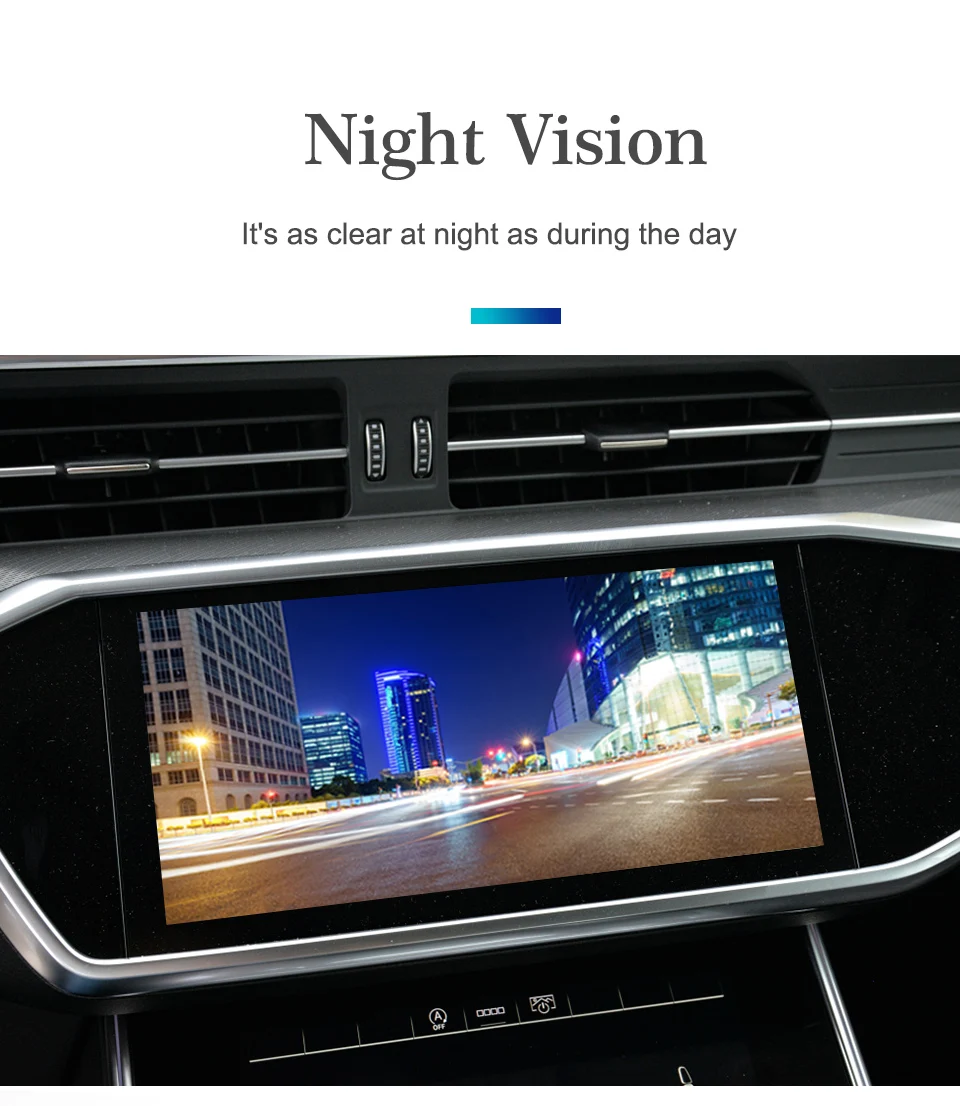 Fisheye 180° HD Night Vision Front View Camera For Audi Forward Logo Camera For Audi A1 A3 A4 A5 A6 A7 Q3 Q5 Q7 TT Front Camera