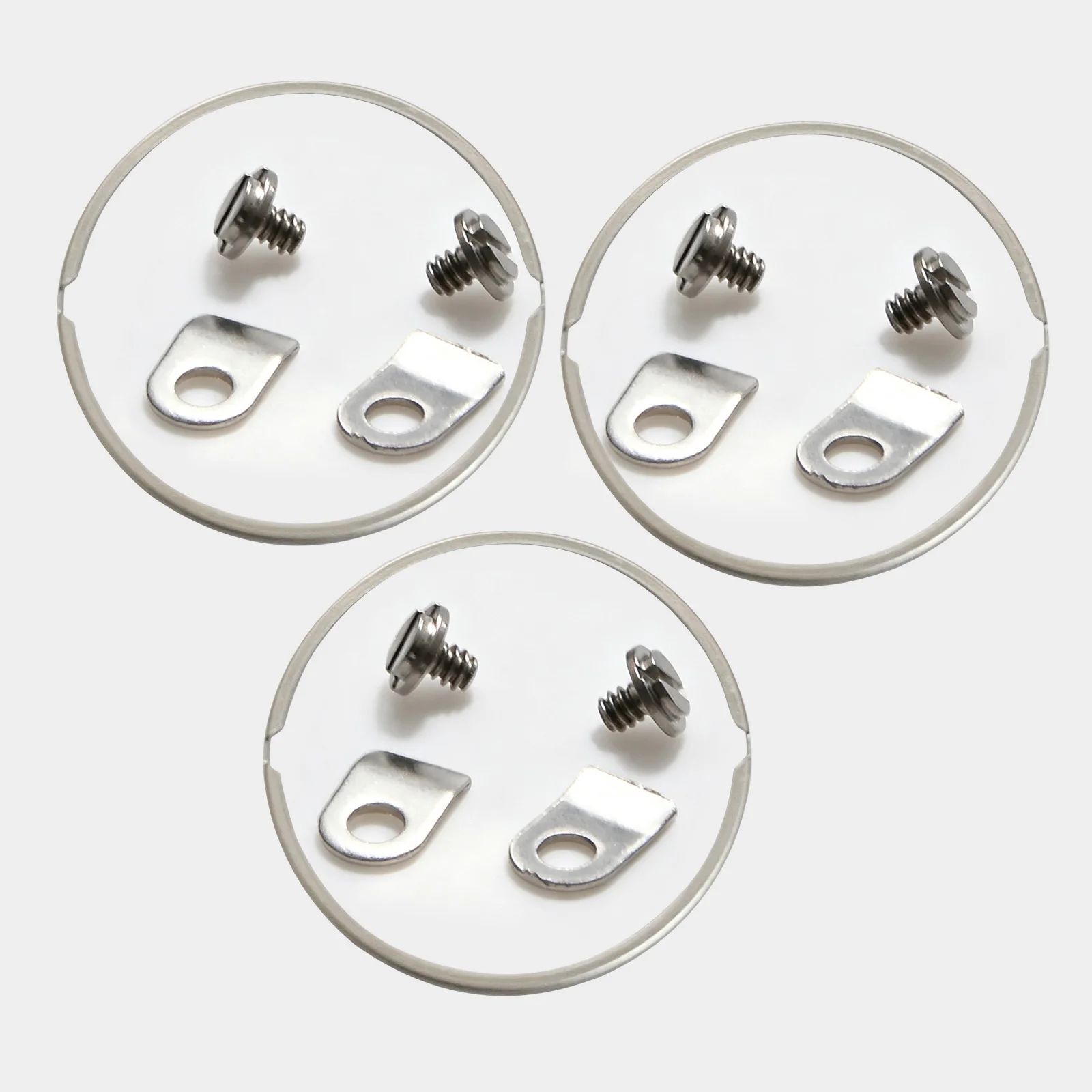 3Set Movement Steel Securing Screws, Washers & Holder Spacer Ring For Watch Movement ETA 2824 2834 2846 2836