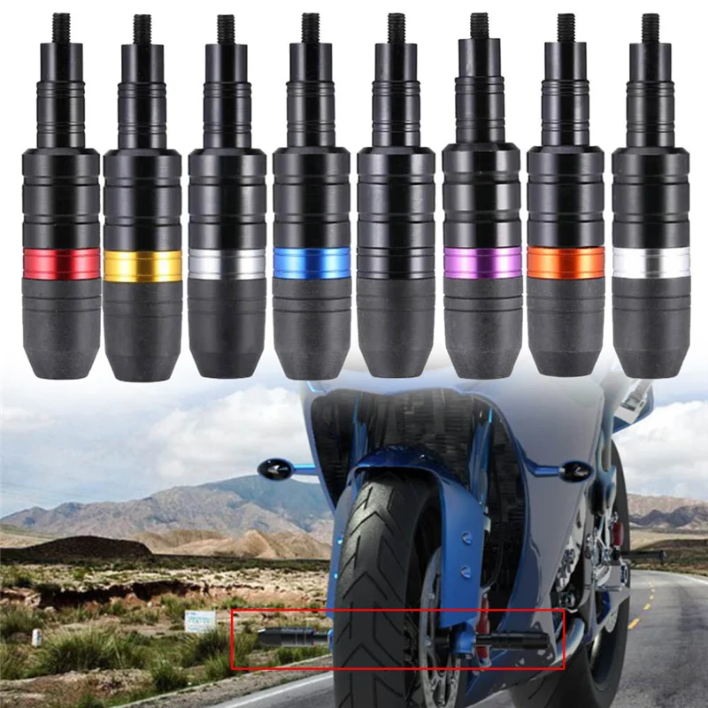 1pair 8mm Motorcycle Anti Falling Rod Scooter Motorbike CNC Aluminum Engine Shatter Crash Frame Slider Protector Stick Bar