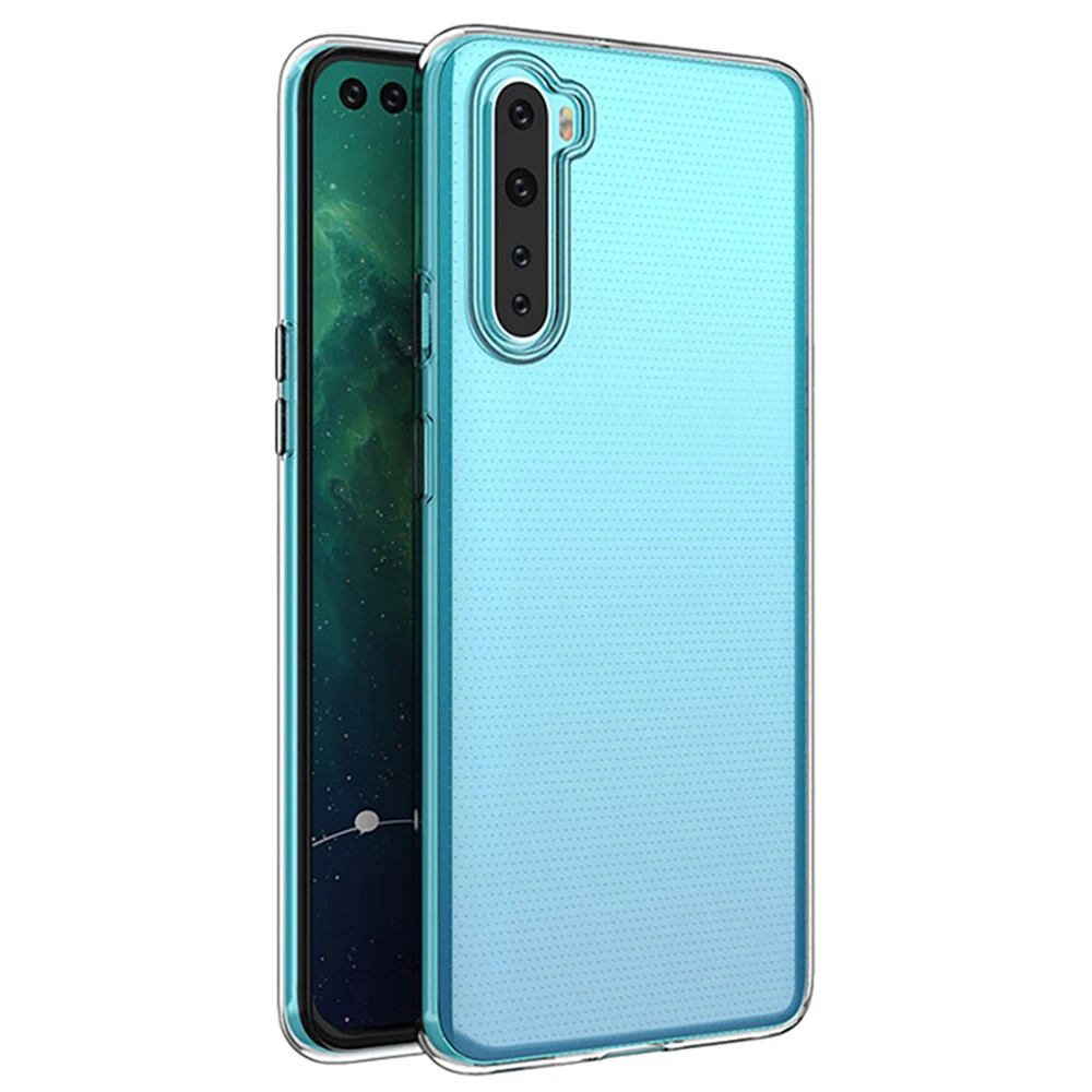 Case For OnePlus Nord TPU Silicone Durable Clear Transparent Soft Case for OnePlus Nord Phone protective Back Cover