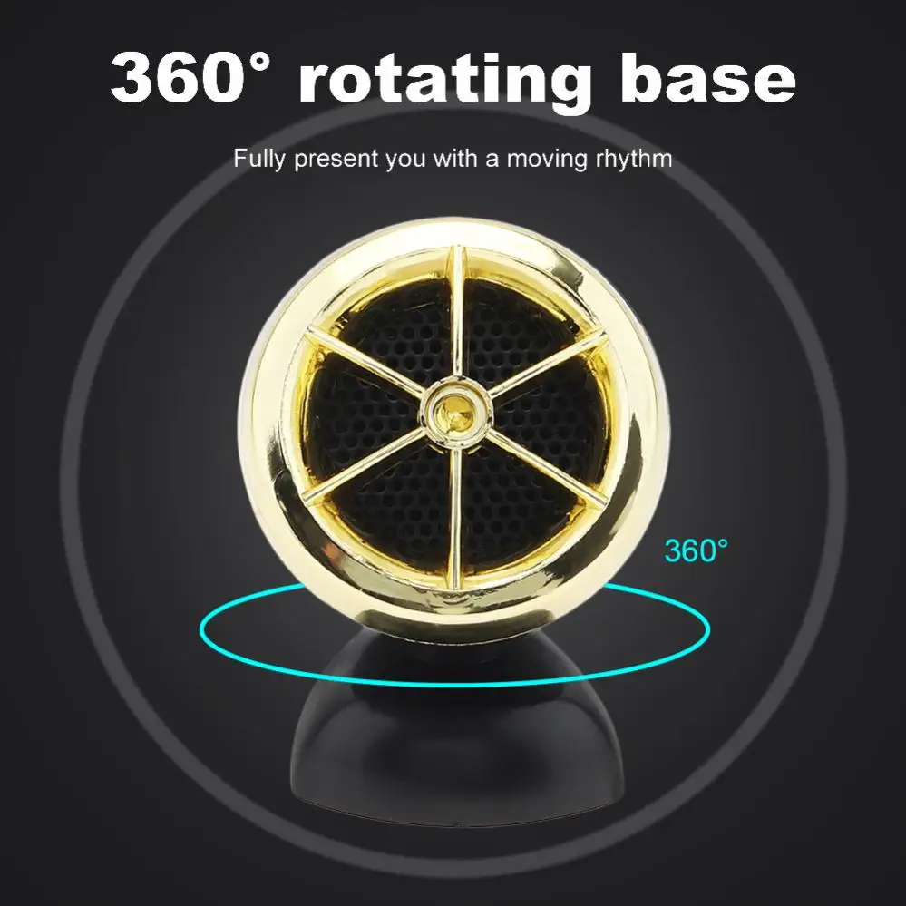 2pcs 1200W Subwoofer Car Speakers Universal Dome Tweeter Sound Vehicle Auto Music Stereo Modified Loud Speakers 3 Color Optional