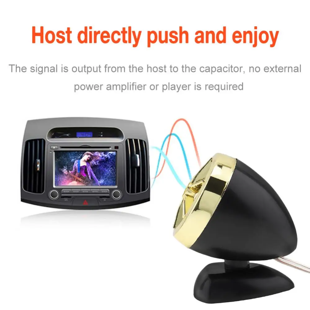2pcs 1200W Subwoofer Car Speakers Universal Dome Tweeter Sound Vehicle Auto Music Stereo Modified Loud Speakers 3 Color Optional