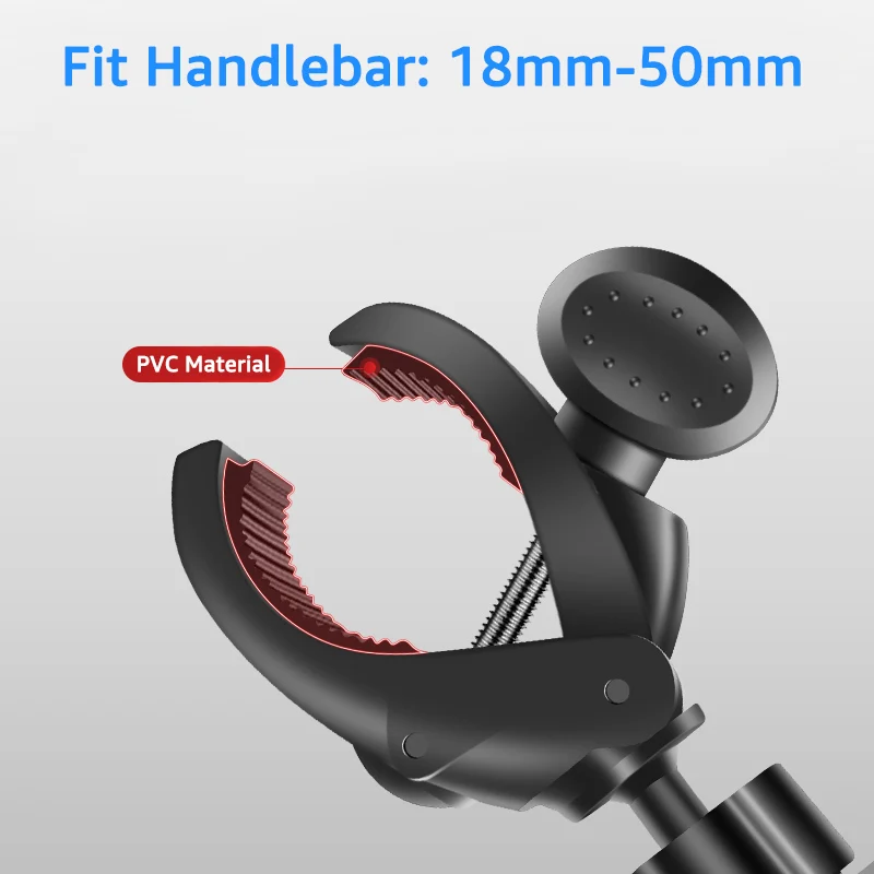 Universal Bicycle Phone Holder Motorcycle Bike Cell Phone Holder Handlebar Stand Mount for iPhone 15 Xiaomi Samsung GPS Bracket