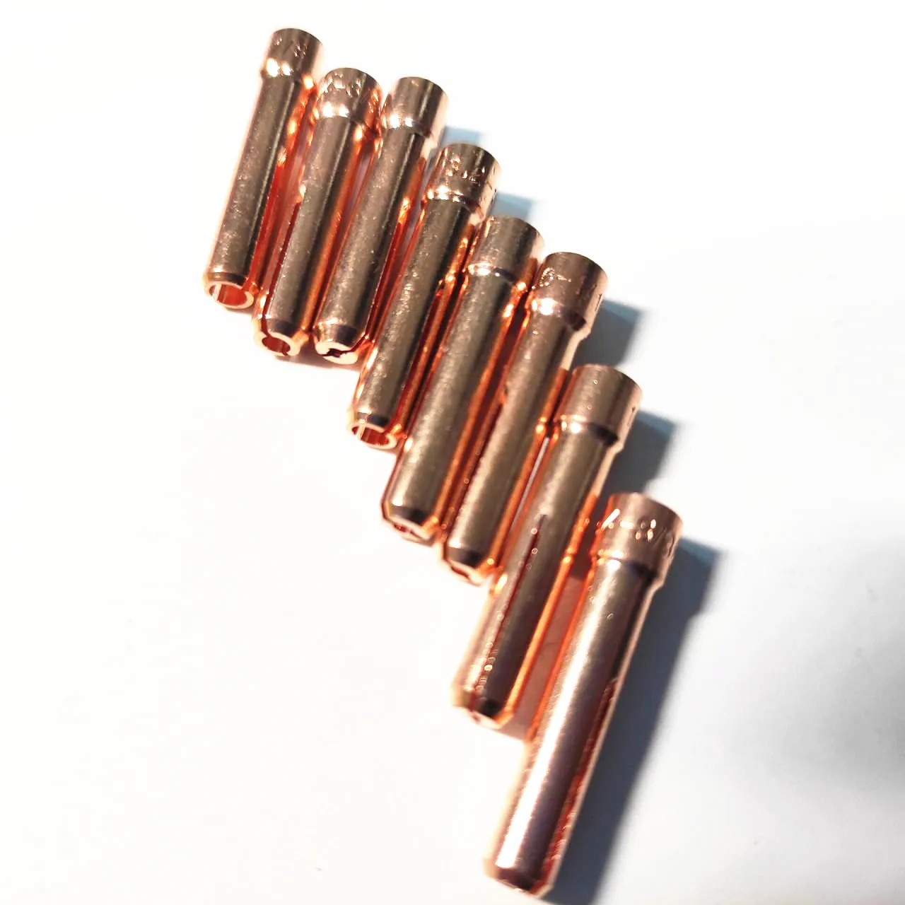 10N24S 2.4mm 1.0mm,1.6mm,3.2mm TIG Short Collet Tips For WP17 18 26 TIG Welding Torch Series 8pcs