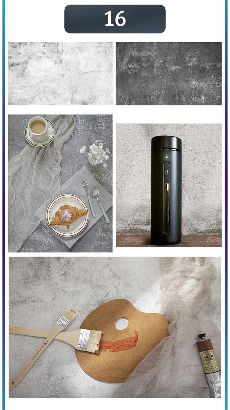 Marble Photography Backdrops 57*87CM 2 Sided Wood Grain Photo Background Wallpaper Studio Waterproof Products Photographic Props