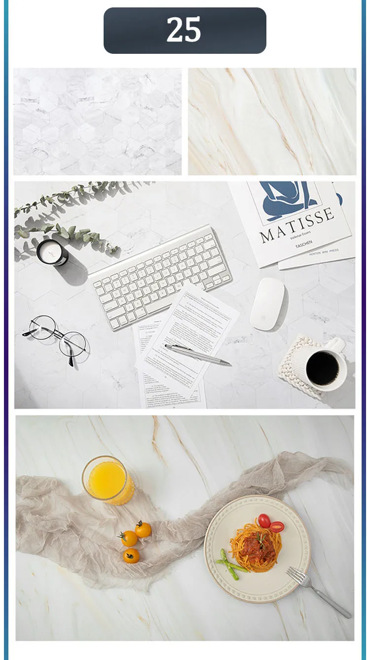 Marble Photography Backdrops 57*87CM 2 Sided Wood Grain Photo Background Wallpaper Studio Waterproof Products Photographic Props