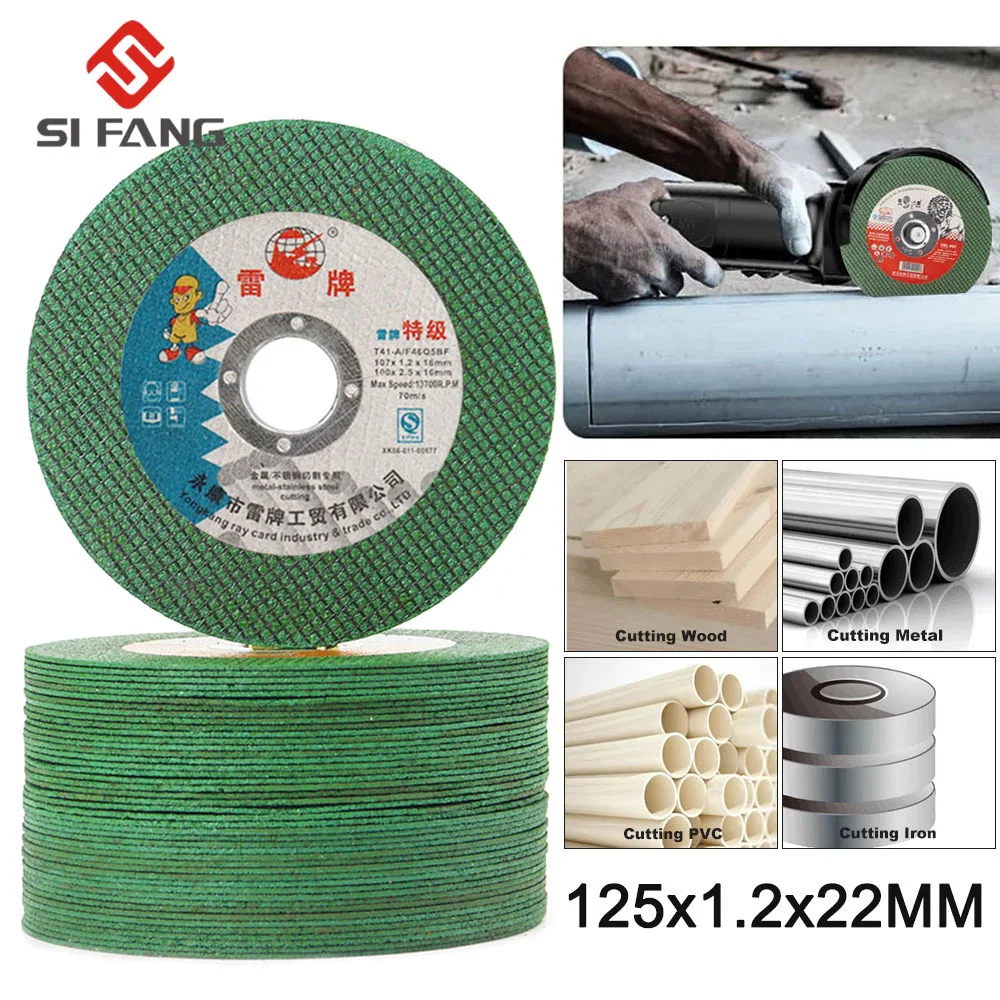 2-50pcs 125mm Metal Cutting Disc Angle Grinder Stainless Steel Grinding Cutting Resin Double Mesh Ultra-Thin Polishing Piece