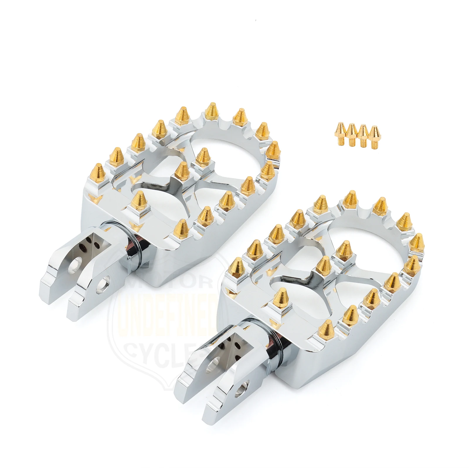 Wide MX Foot Pegs Motorcycle Footpegs Driver Passenger Front/Rear CNC For Harley Softail Fat Bob Breakout FLFB/S FXBB 2018-2023