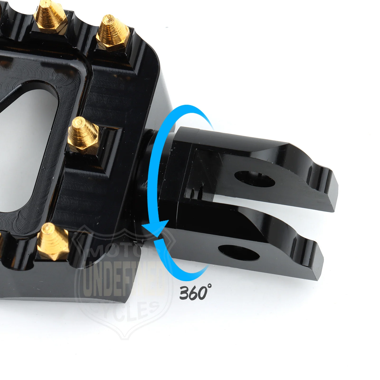 Wide MX Foot Pegs Motorcycle Footpegs Driver Passenger Front/Rear CNC For Harley Softail Fat Bob Breakout FLFB/S FXBB 2018-2023