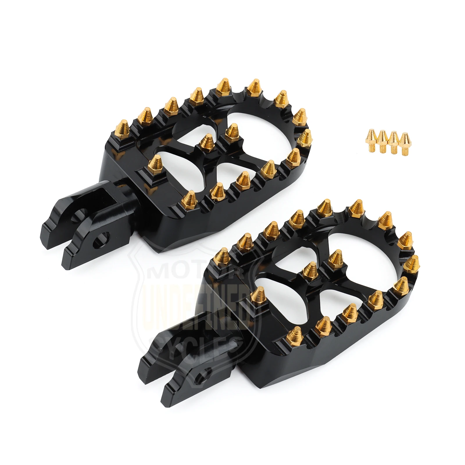Wide MX Foot Pegs Motorcycle Footpegs Driver Passenger Front/Rear CNC For Harley Softail Fat Bob Breakout FLFB/S FXBB 2018-2023