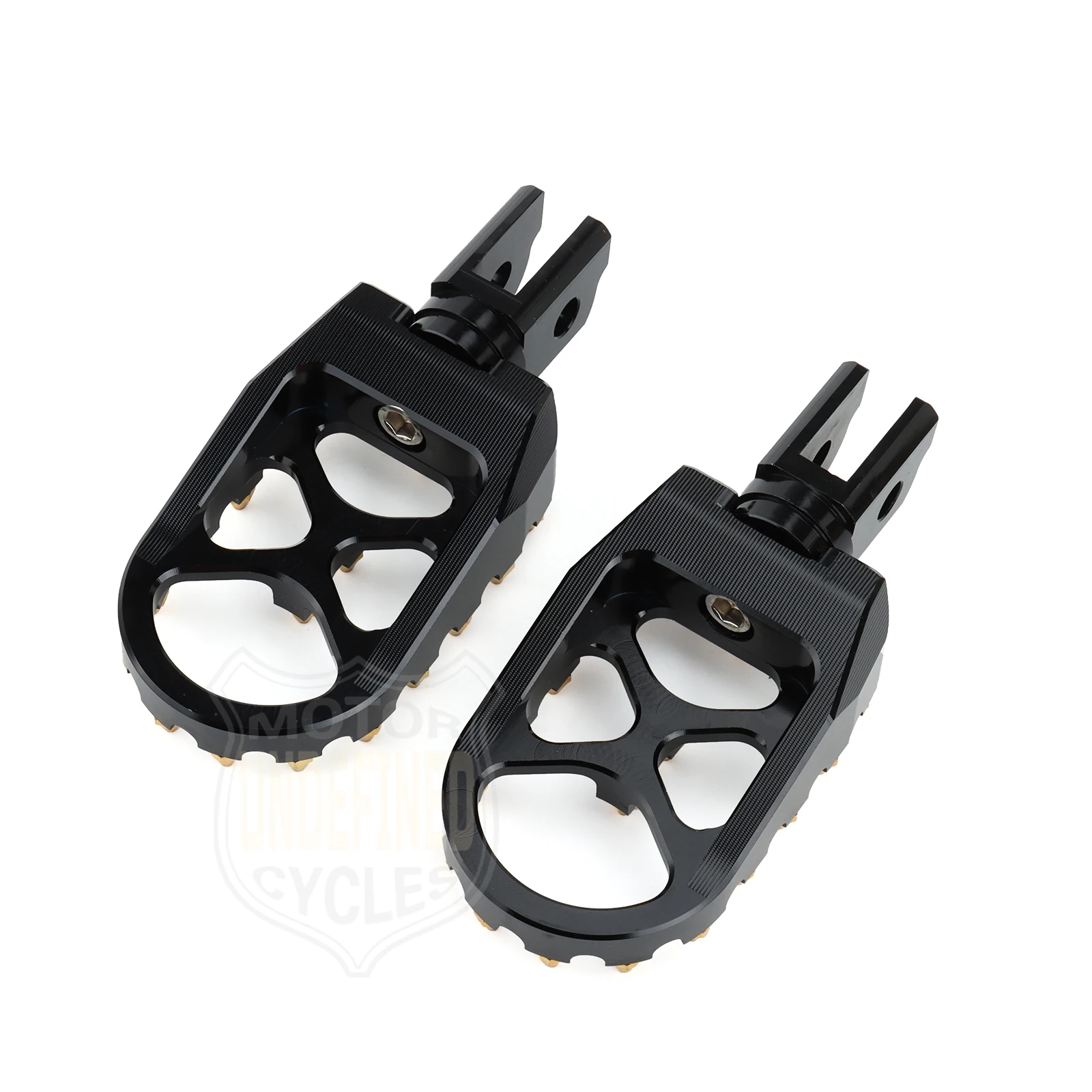 Wide MX Foot Pegs Motorcycle Footpegs Driver Passenger Front/Rear CNC For Harley Softail Fat Bob Breakout FLFB/S FXBB 2018-2023
