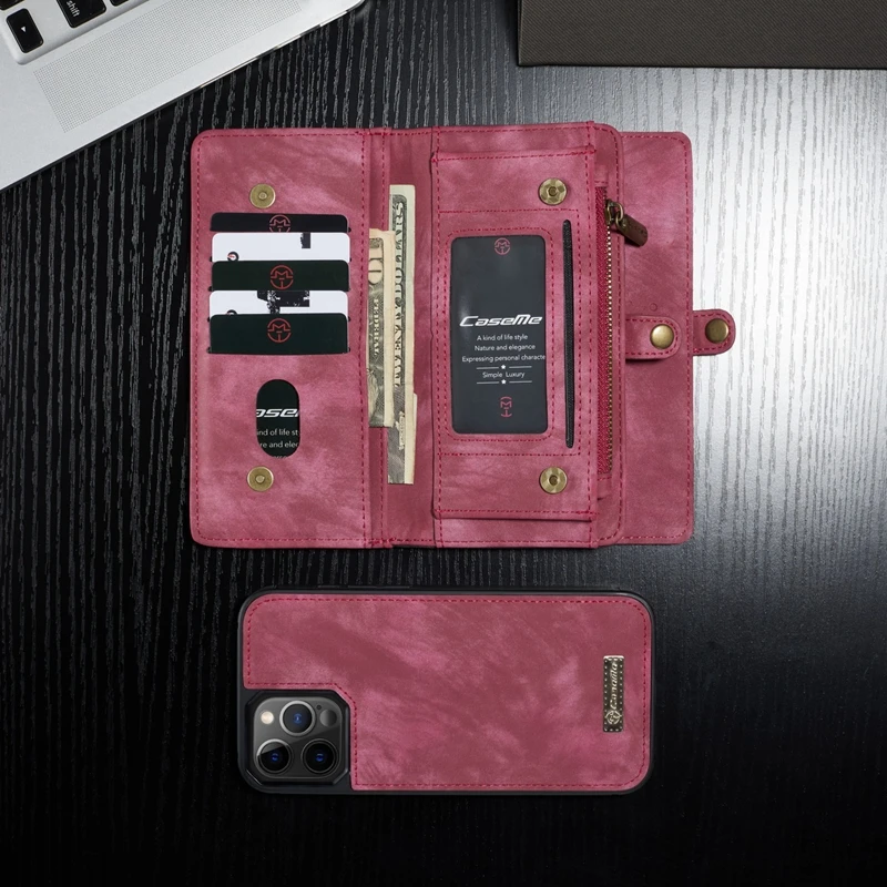 For iPhone 12 13 14 15 16 17 Pro Max Case Flip Leather Wallet Phone Bag Cover For Coque iPhone 15 12 13 Mini 12Pro 14 Plus Case