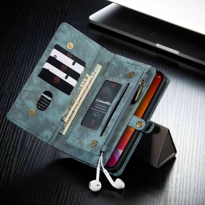 For iPhone 12 13 14 15 16 17 Pro Max Case Flip Leather Wallet Phone Bag Cover For Coque iPhone 15 12 13 Mini 12Pro 14 Plus Case