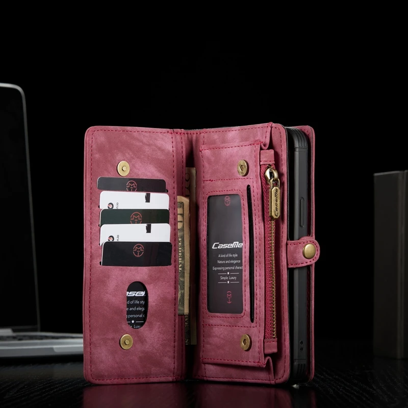 For iPhone 12 13 14 15 16 17 Pro Max Case Flip Leather Wallet Phone Bag Cover For Coque iPhone 15 12 13 Mini 12Pro 14 Plus Case