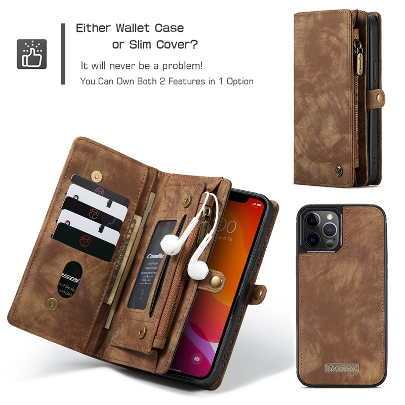 For iPhone 12 13 14 15 16 17 Pro Max Case Flip Leather Wallet Phone Bag Cover For Coque iPhone 15 12 13 Mini 12Pro 14 Plus Case