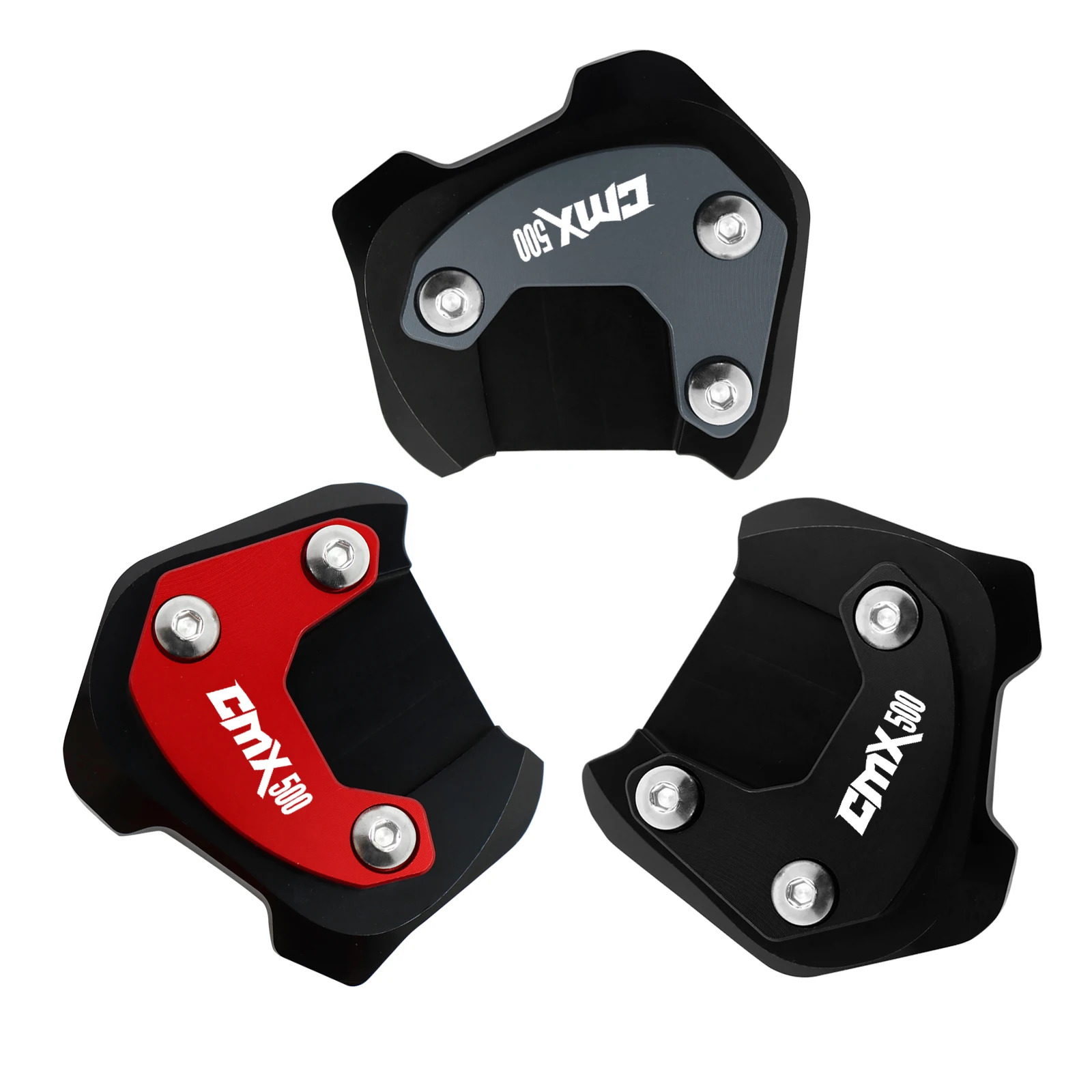 For Honda Rebel CMX300 CMX500 CMX 300 500 All Years Motorcycle Kickstand Extension Foot Side Stand Enlarger Support Plate Pad
