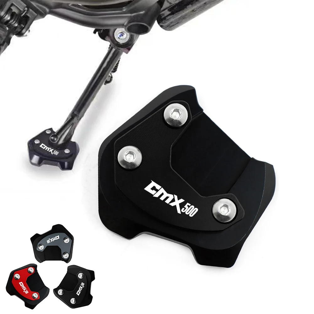 For Honda Rebel CMX300 CMX500 CMX 300 500 All Years Motorcycle Kickstand Extension Foot Side Stand Enlarger Support Plate Pad
