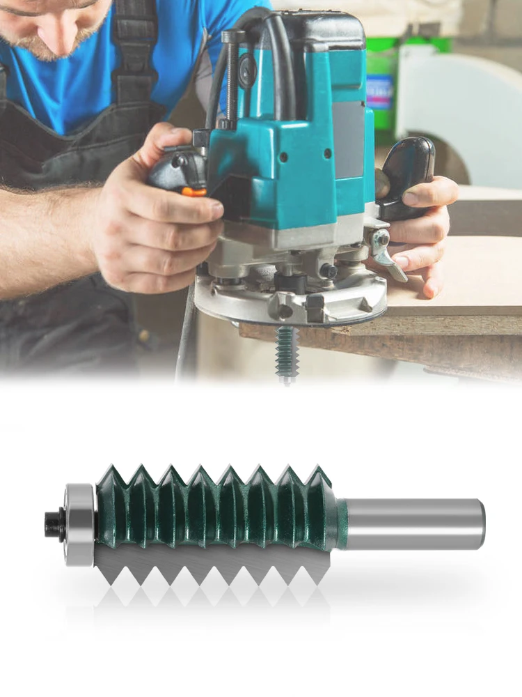 12 Shank Raised panel"V"joint Bits Finger Joint Glue Milling Cutter for Wood Tenon Woodwork Cone Tenon Milling Tenoning Machine