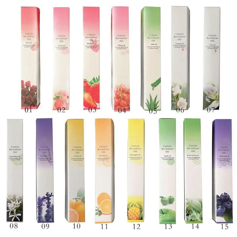 15 Smells Nail Nutrition Oil Pen Nail Treatment Cuticle Revitalizer Oil Prevent Agnail Nail Gel Polish Nourish Skin