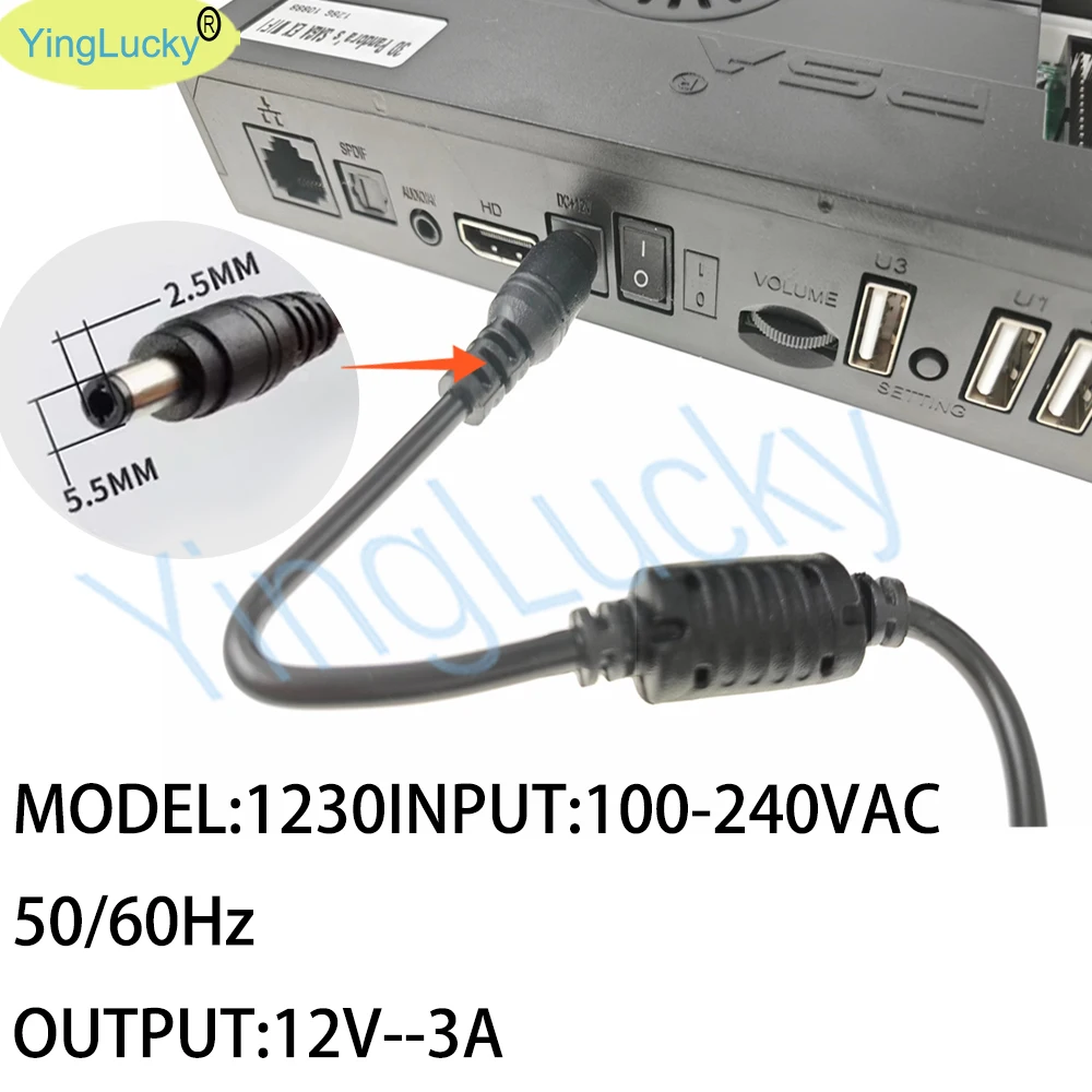 DC 12V 3A Power Adapter Supply EU/US/UK/AU Plug To Arcade Gameboard Pandora Box and Arcade Amplifier