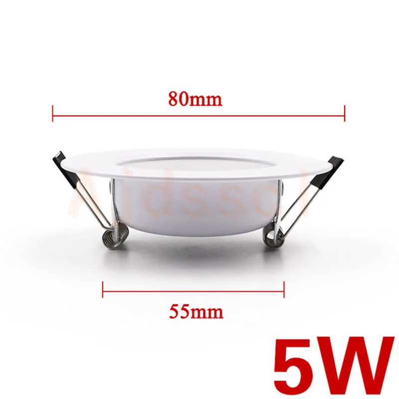 LED Downlight 220V Dimmable Three colors dimming 5W 7W 9W 12W 15W Recessed LED Ceiling Downlight Light Cold Warm white Lamp
