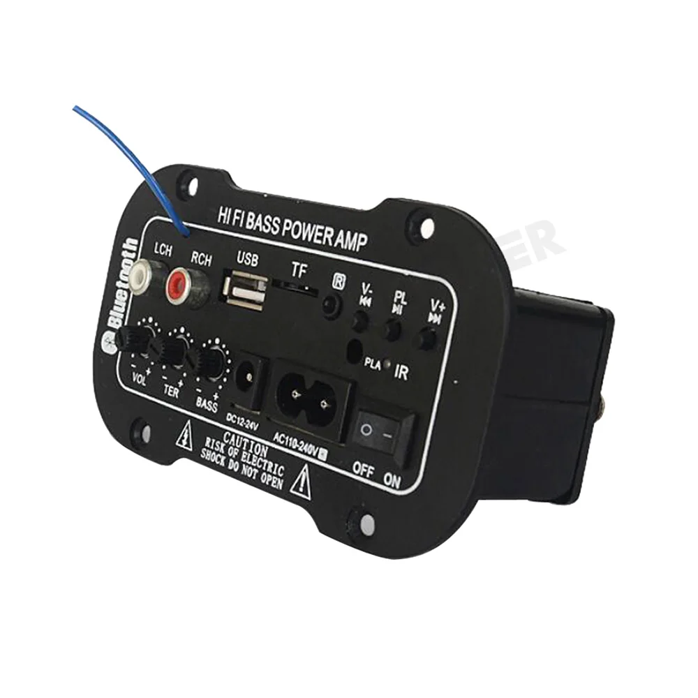 Woopker Speaker Amplifier Board DIY Digital Bluetooth Amplifiers  Module AUX TF Card USB 25-30W Speaker 110V 220V 12V 24V