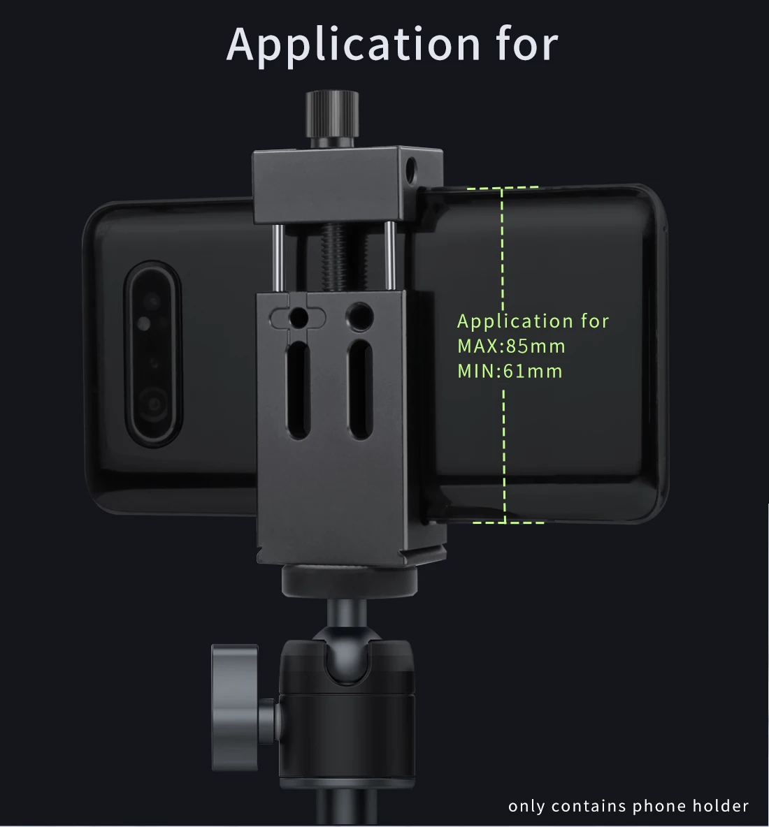 Smartphone Holder Stand Bracket Clip For GoPro Camera Flashlight Mic w Spirit level Cold Shoe Mount 1/4 3/8 Phone Tripod Clamp