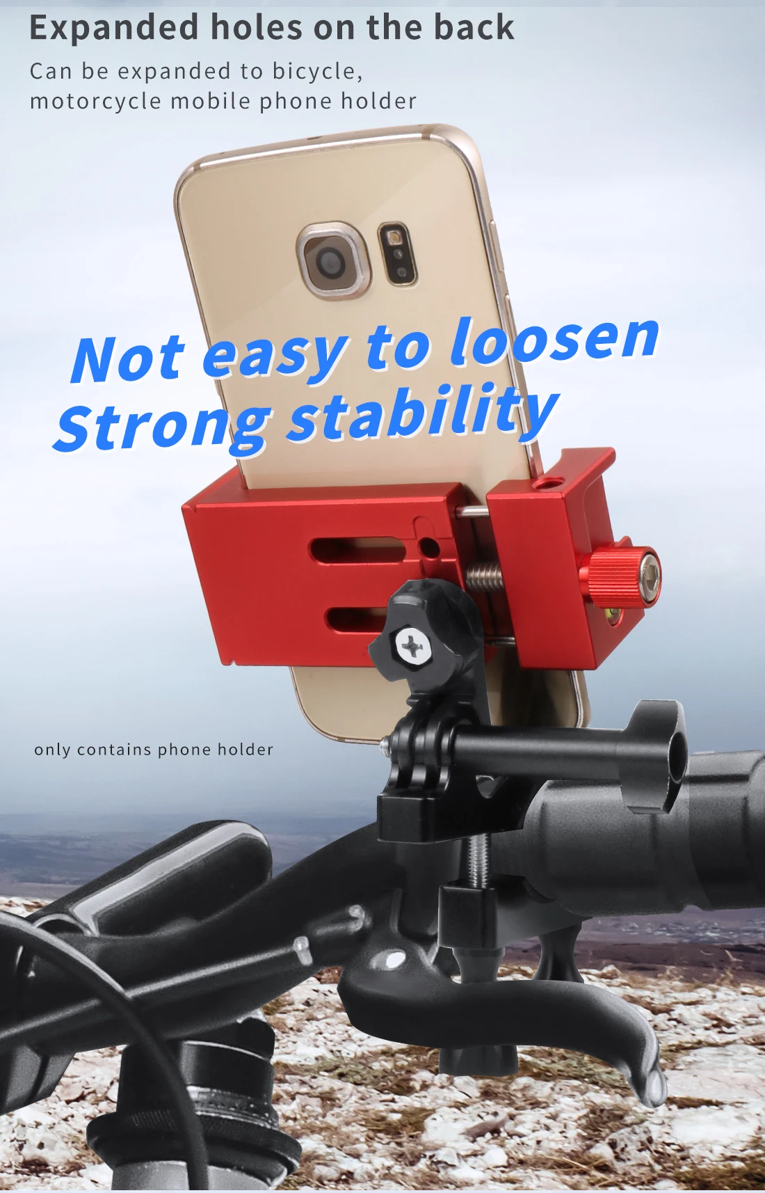 Smartphone Holder Stand Bracket Clip For GoPro Camera Flashlight Mic w Spirit level Cold Shoe Mount 1/4 3/8 Phone Tripod Clamp