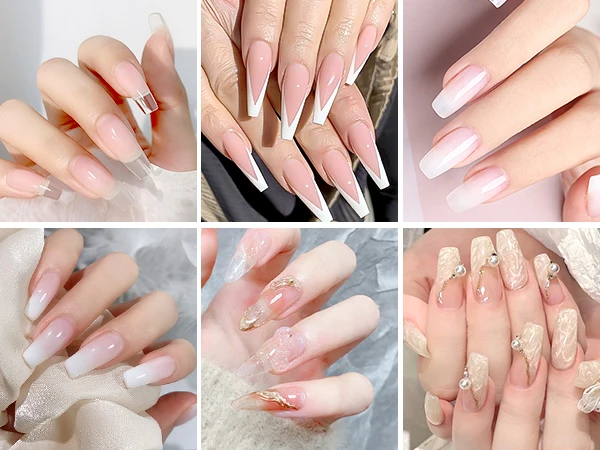 VENALISA Clear Color Extension Gel Pearl Glittle Gel Canni Supply Camouflage Fasting Jelly Nail Gel Self Leveling Acrylic Gel