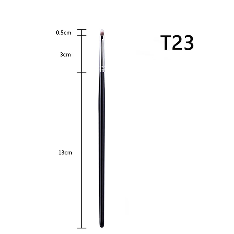 T22 Fine Eyeliner Makeup Brush Liquid Gel Eyeliner Brush Precision Thin Long Eyeliner Brush Professional Eye Liner Makeup Tool