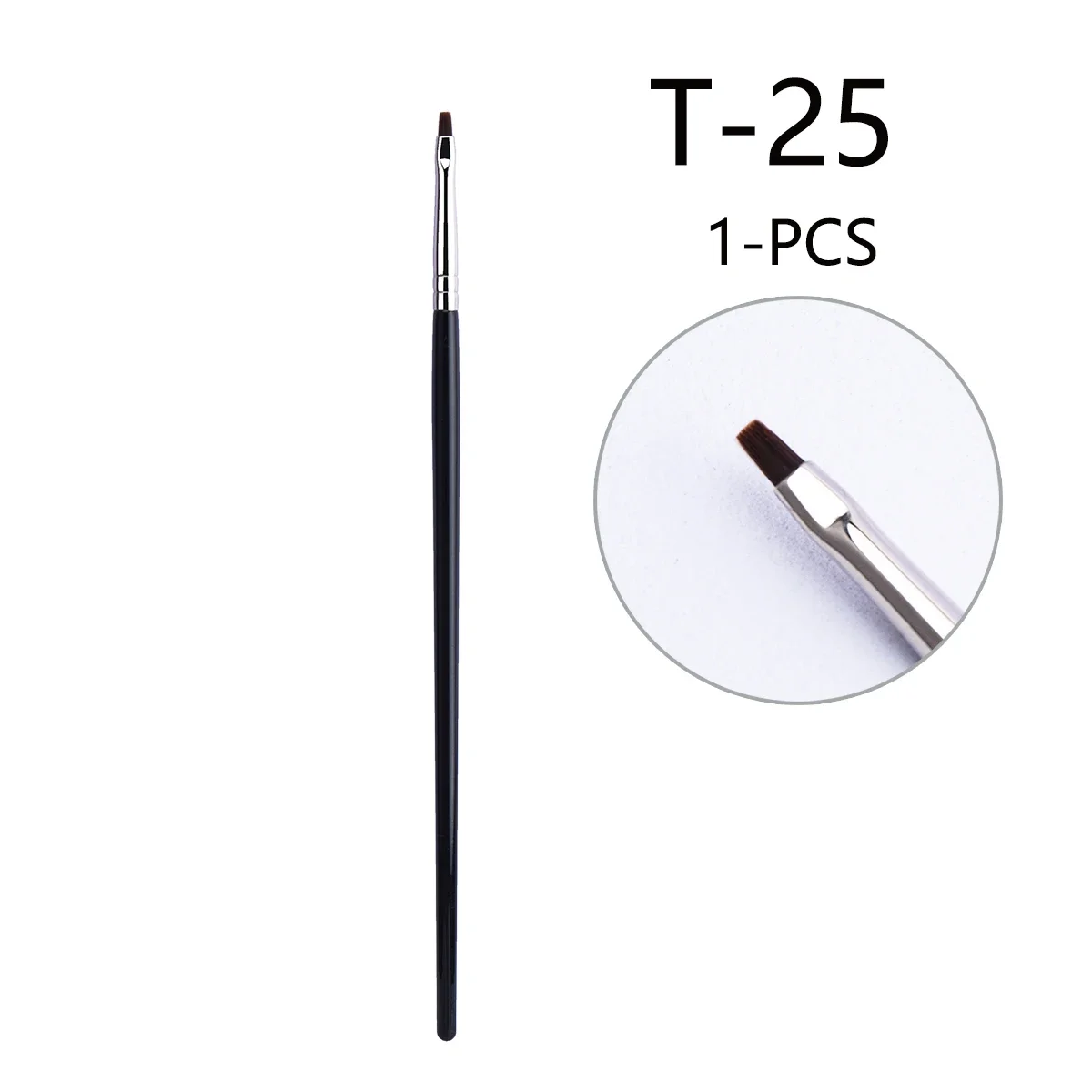 T22 Fine Eyeliner Makeup Brush Liquid Gel Eyeliner Brush Precision Thin Long Eyeliner Brush Professional Eye Liner Makeup Tool