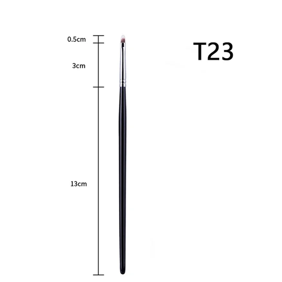 T22 Fine Eyeliner Makeup Brush Liquid Gel Eyeliner Brush Precision Thin Long Eyeliner Brush Professional Eye Liner Makeup Tool