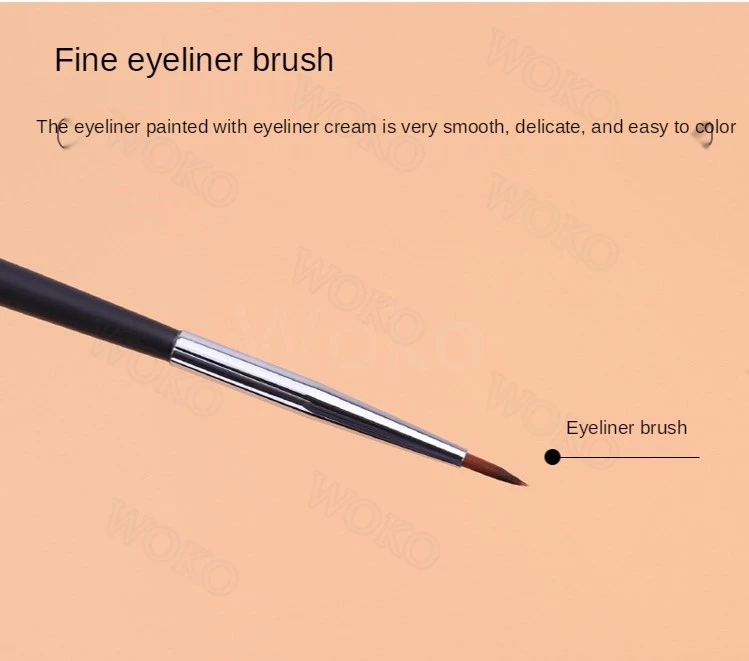 T22 Fine Eyeliner Makeup Brush Liquid Gel Eyeliner Brush Precision Thin Long Eyeliner Brush Professional Eye Liner Makeup Tool