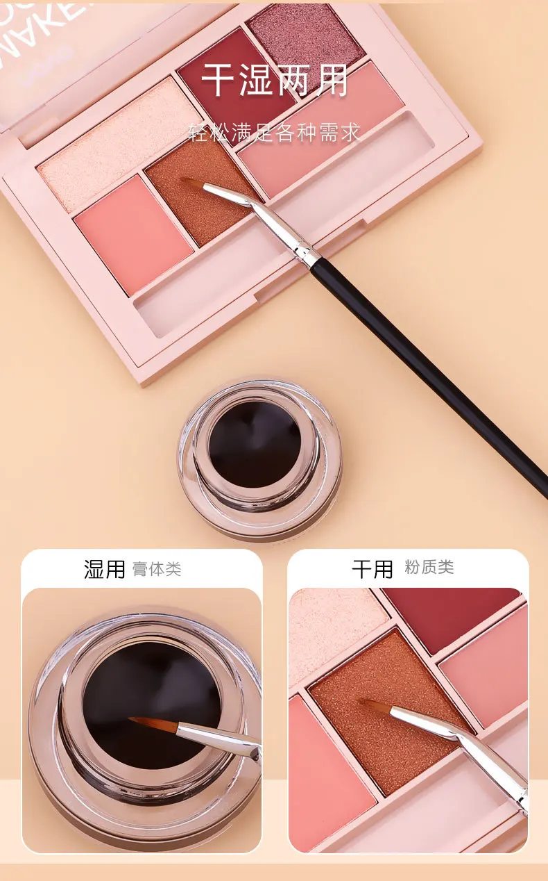 T22 Fine Eyeliner Makeup Brush Liquid Gel Eyeliner Brush Precision Thin Long Eyeliner Brush Professional Eye Liner Makeup Tool