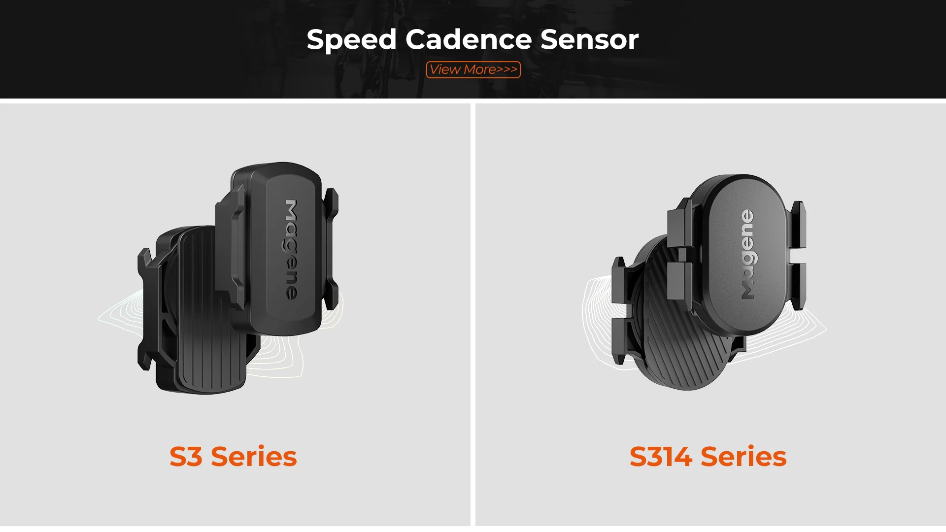 Magene S3+ Speed Cadence Sensor ANT Bluetooth Computer Speedmeter Dual Sensor Bike Accessories Compatible with WahooOnelap Zwift