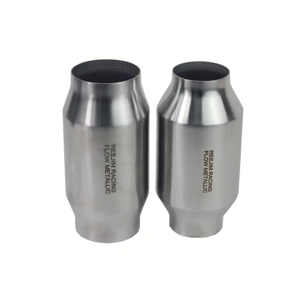 4" x 8" High-Flow Catalytic Converter - 200 Cell/cpsi Metallic Substrate - 2.5"/3" In/Out - EPA & Euro 3 Compliant
