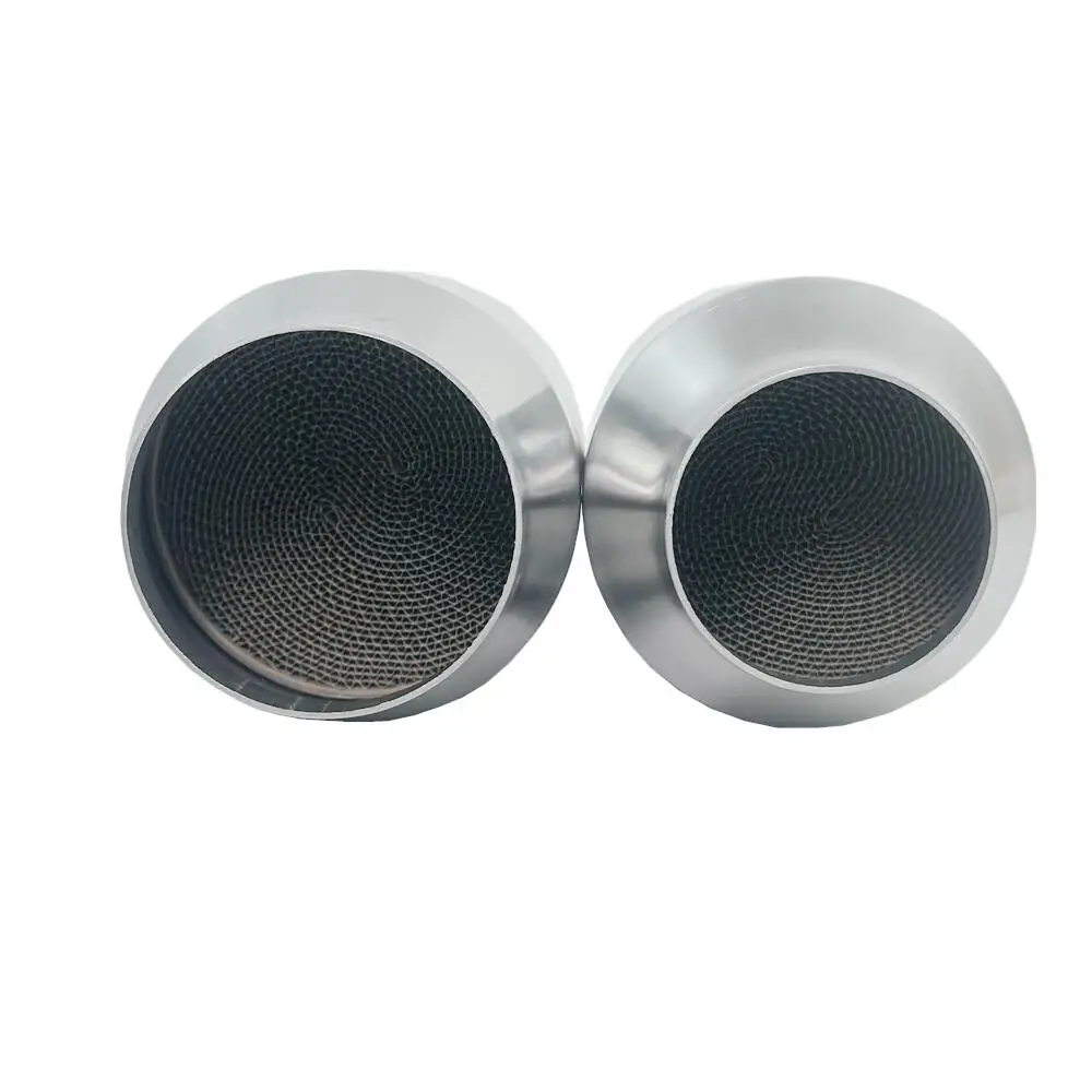4" x 8" High-Flow Catalytic Converter - 200 Cell/cpsi Metallic Substrate - 2.5"/3" In/Out - EPA & Euro 3 Compliant