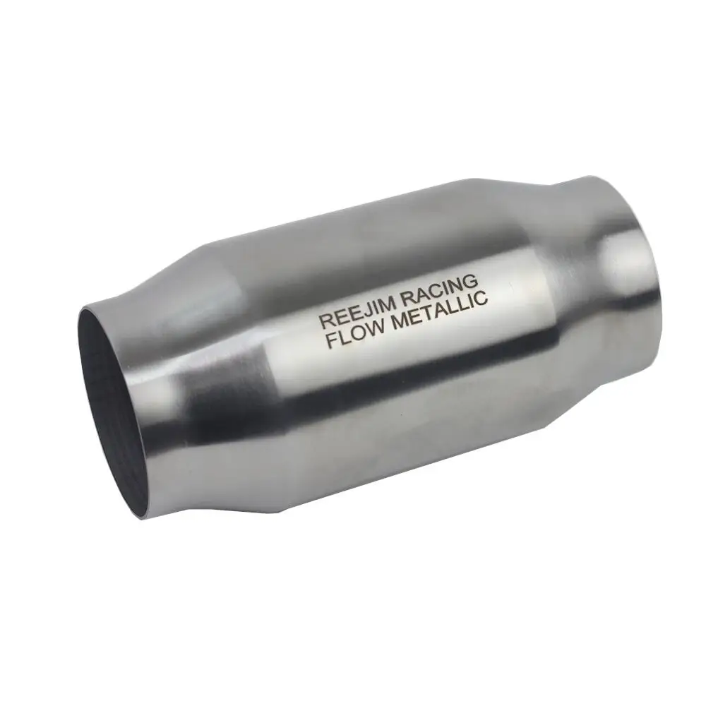 4" x 8" High-Flow Catalytic Converter - 200 Cell/cpsi Metallic Substrate - 2.5"/3" In/Out - EPA & Euro 3 Compliant