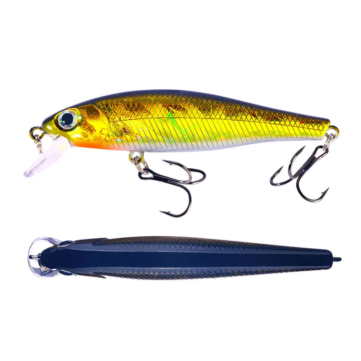 1PCS Minnow Fishing Lure Artificial Hard Bait Bionic 3D Eyes 8.8cm 9g Floating Wobbler Crankbait Bass Trolling Fishing Tackle
