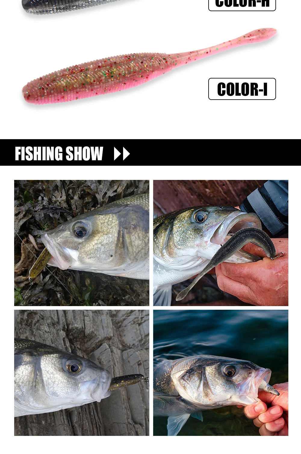 Spinpoler Stick Worm Softbait Fishing Lure Salted Straight Tail 75mm 90mm 110mm Perfect Swimming Plastics Dream Shot Soft 10pcs