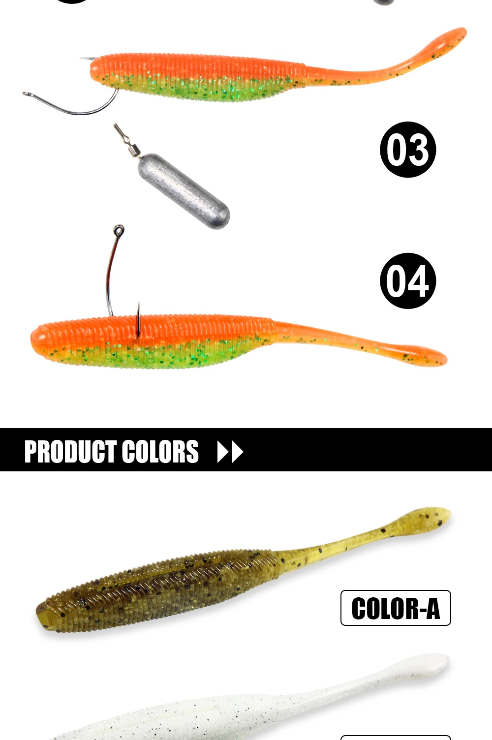 Spinpoler Stick Worm Softbait Fishing Lure Salted Straight Tail 75mm 90mm 110mm Perfect Swimming Plastics Dream Shot Soft 10pcs