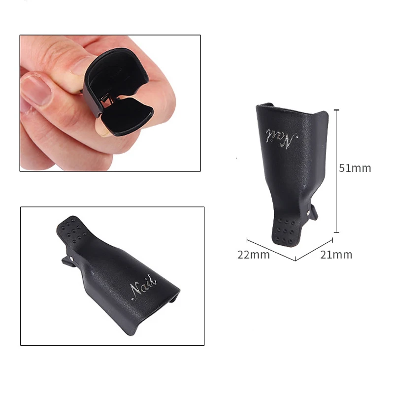 10 Pcs/Bag Colorful Acrylic Nail Art Soak Off Cap Clips Nails Cleaning Manicure UV Gel Polish Soak off Wrap Tools For Finger